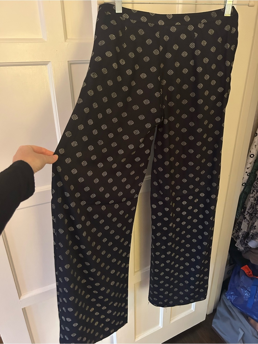 Cartonnier Navy Printed Palazzo Pants